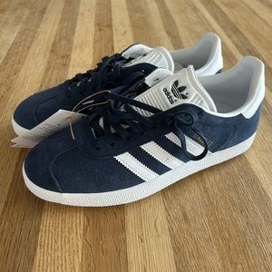 Navy blue Adidas Gazelles - Men’s 6.5